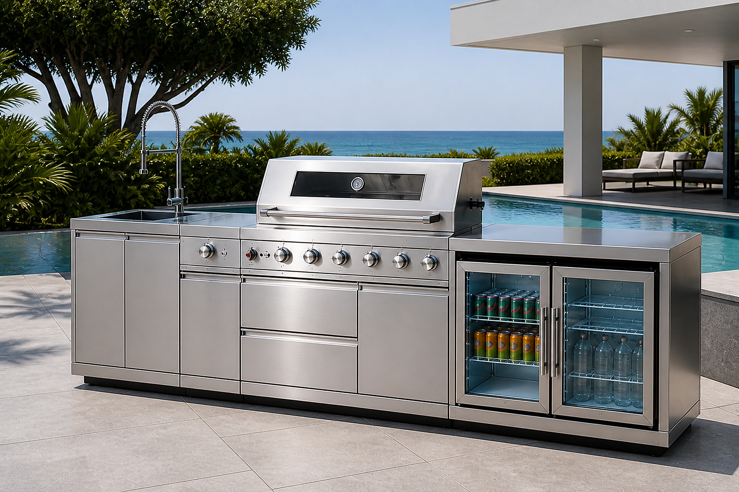 Build it your way outdoor kitchen